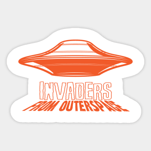 Invaders from Outer Space! Sticker